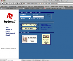 Hotmail 1998
