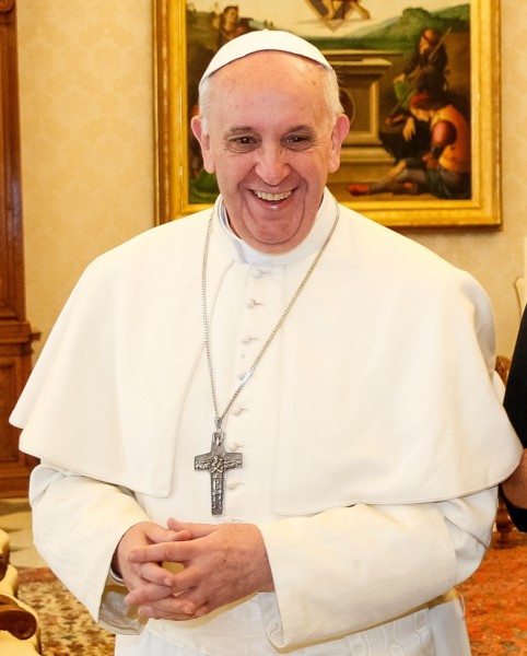 Papa Francisc, pe 20 martie. Sursa imaginii: Wikipedia